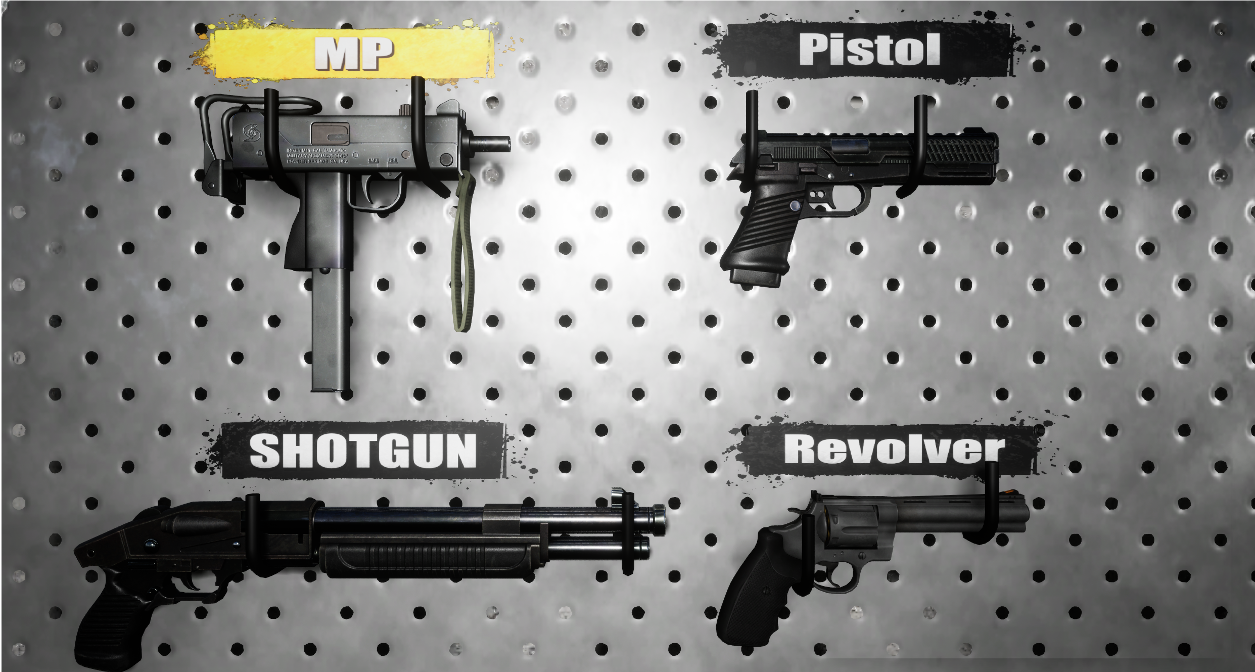 Lightgun Shooting Range - Gun Selection